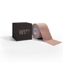 Kie Skin body tape retail box beside a roll of nude cotton body tape