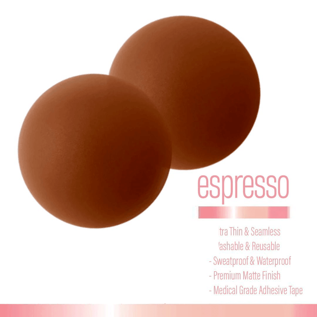 Kie Skin Luxury Nipple Covers 2 Pairs – Reusable Adhesive Nipple Pasties for Women
