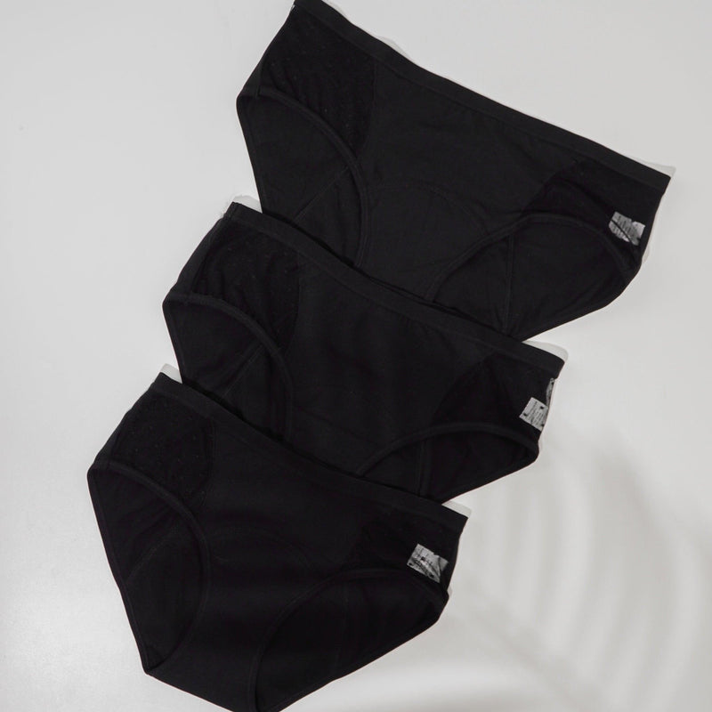 Kie Skin Period Underwear 3 Pack – Leak-Proof Reusable Period Undies